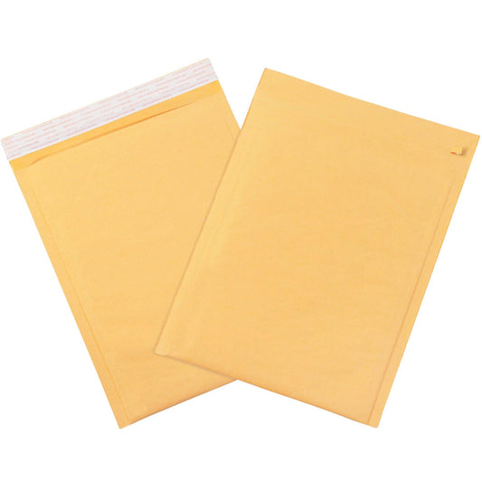 7 1/4 x 12" Kraft #1 Self-Seal Bubble Mailers w/Tear Strip - B854SSTT