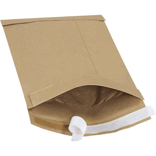 7 1/4 x 12" Kraft #1 Self-Seal Padded Mailers - B804SS