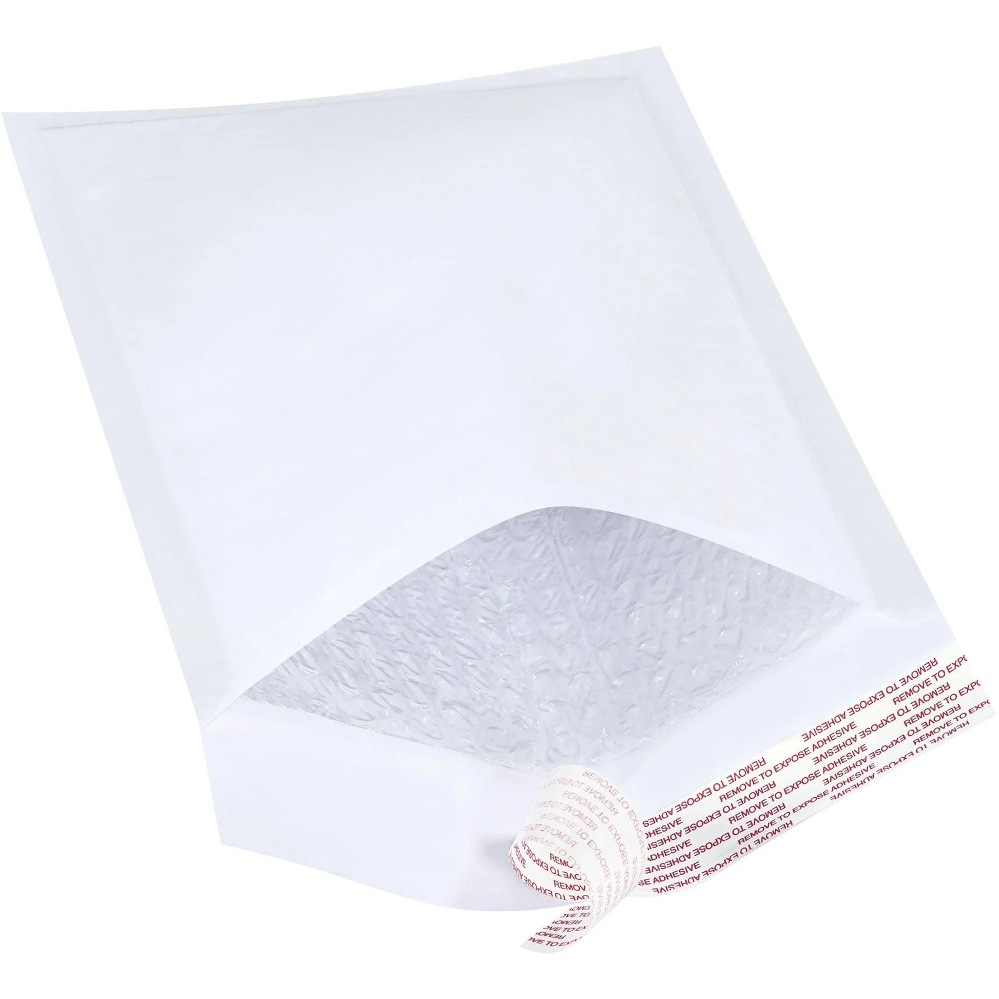 7 1/4 x 12" White #1 Self-Seal Bubble Mailers - B854WSS Box Packaging Partner