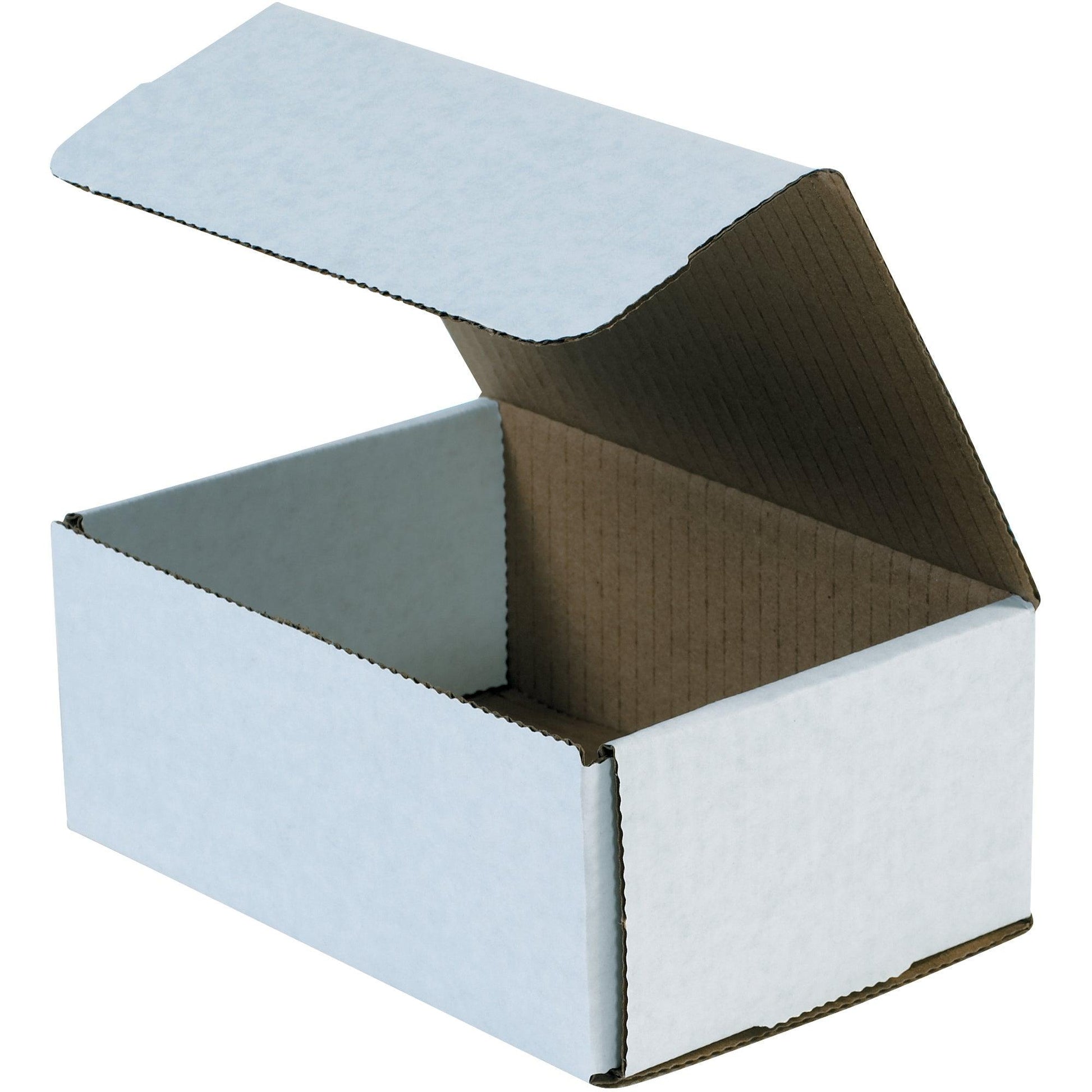 7 1/8 x 5 x 3" White Corrugated Mailers - MLR3