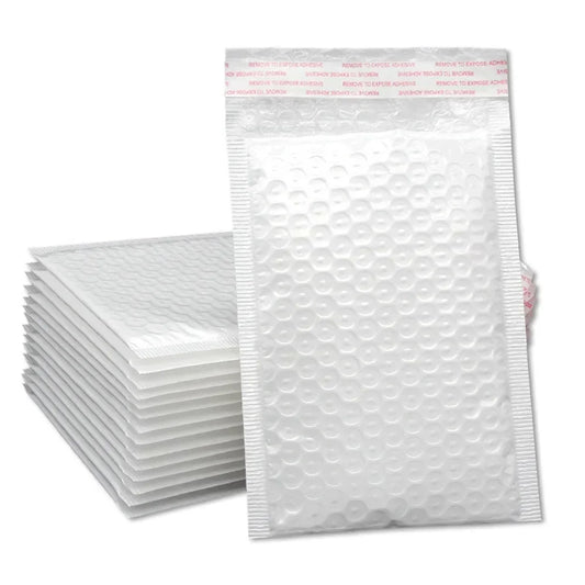 7.25x11" Poly Bubble Mailer 100 PCs - BMGC-004-1-WHITE Pack Smart