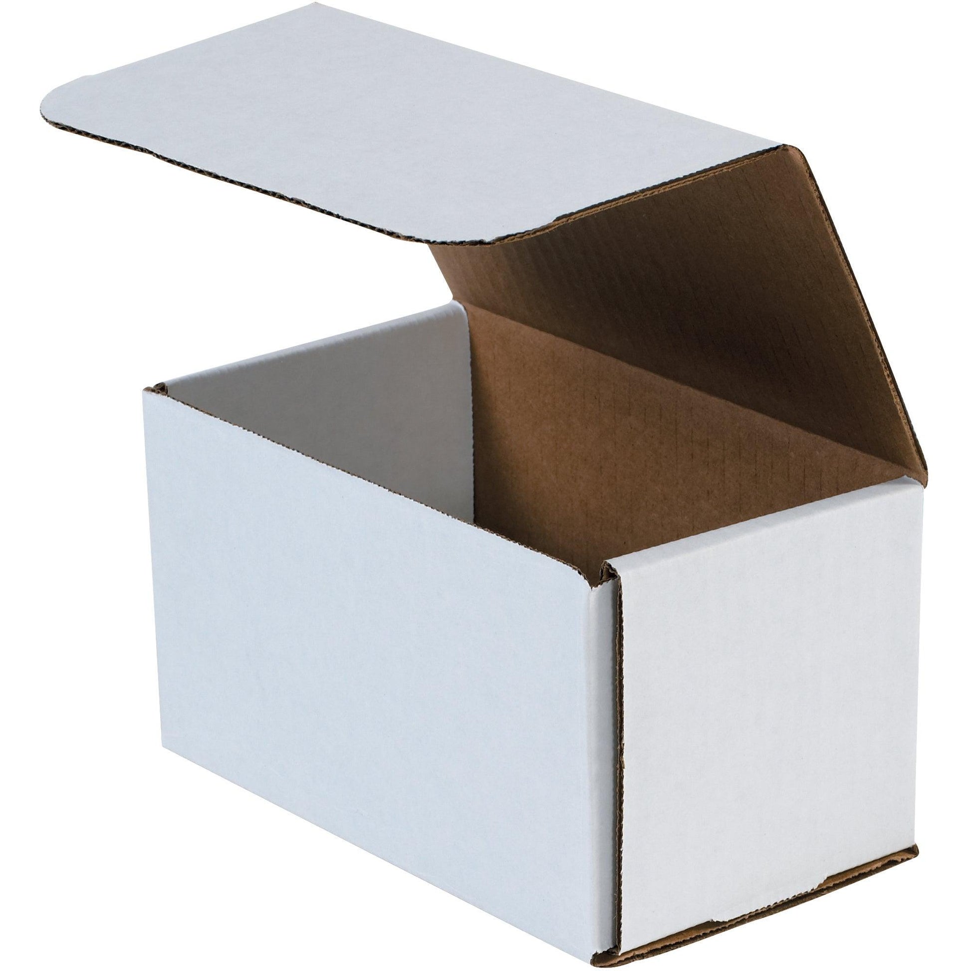 7 x 4 x 4" White Corrugated Mailers - M744