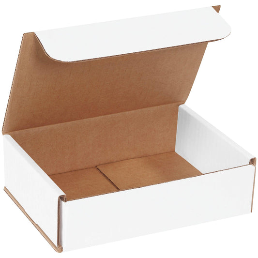 7 x 5 x 2" White Corrugated Mailers - M752