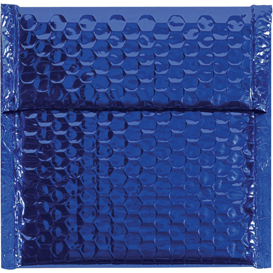 7 x 6 3/4" Blue Glamour Bubble Mailers - GBM0706B