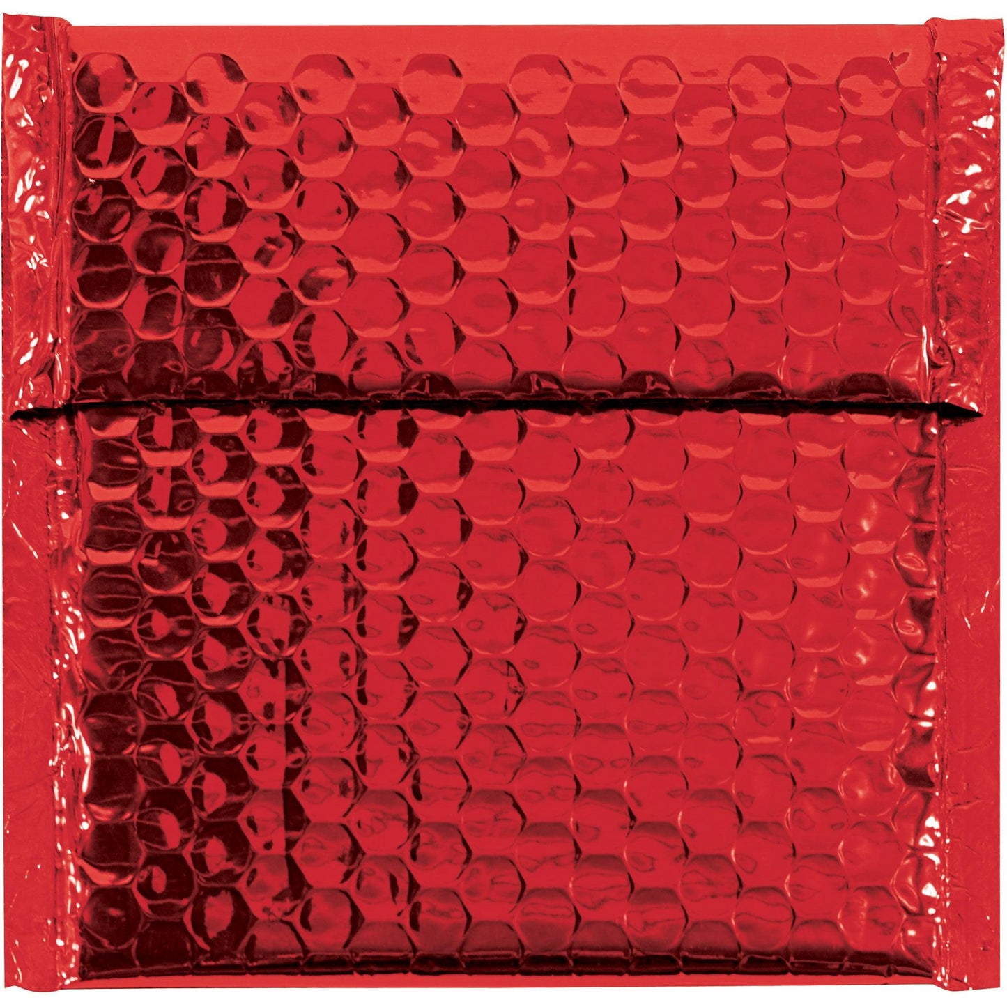 7 x 6 3/4" Red Glamour Bubble Mailers - GBM0706R