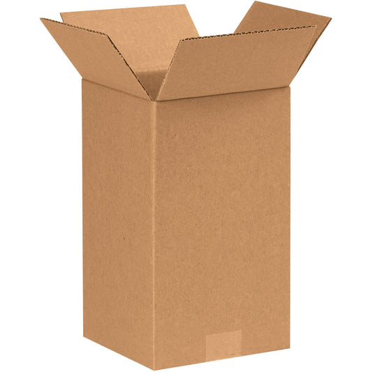 7 x 7 x 12" Tall Corrugated Boxes - 7712