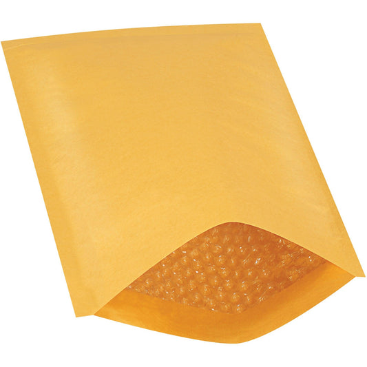 8 1/2 x 12" Kraft #2 Heat-Seal Bubble Mailers - B855