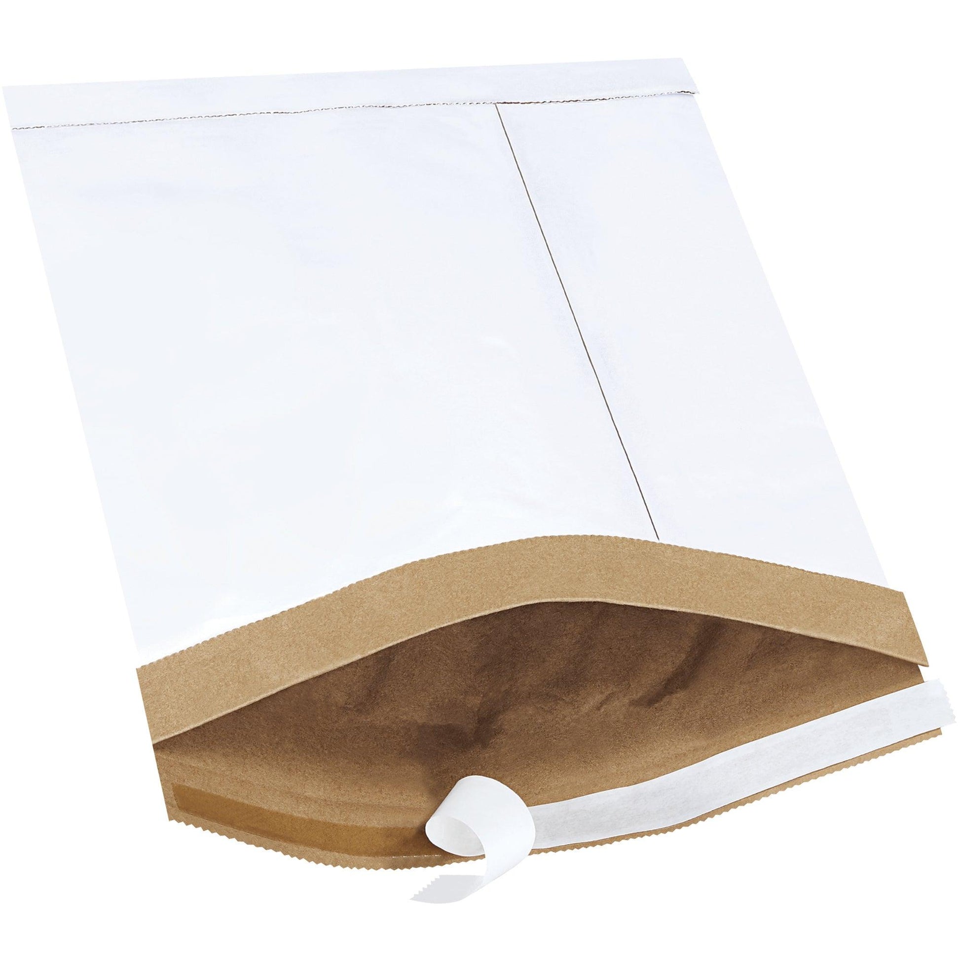 8 1/2 x 12" White #2 Self-Seal Padded Mailers - B805WSS