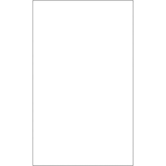 8 1/2 x 14" White Rectangle Laser Labels - LL137