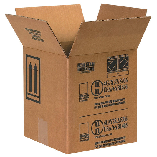 8 1/2 x 8 1/2 x 9 5/16" 1 - 1 Gallon Paint Can Boxes - HAZ1044