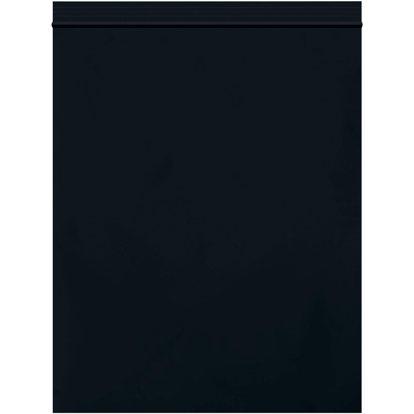 8 x 10" - 2 Mil Black Reclosable Poly Bags - PB3635BK