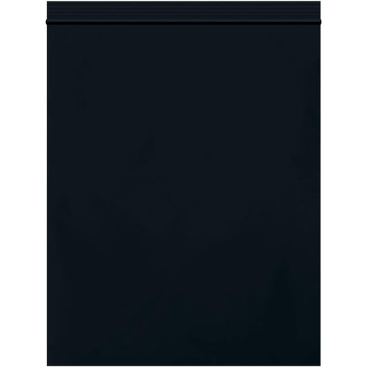 8 x 10" - 2 Mil Black Reclosable Poly Bags - PB3635BK