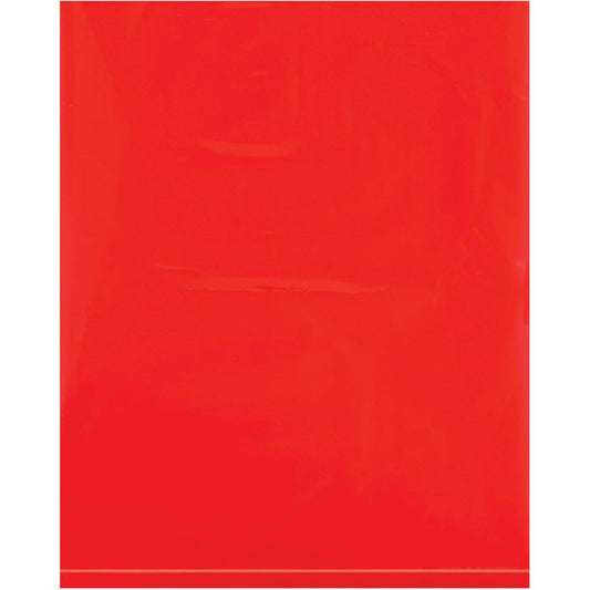 8 x 10" - 2 Mil Red Flat Poly Bags - PB465R