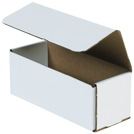 8 x 3 x 3" White Corrugated Mailers - M833 Box Packaging Partner