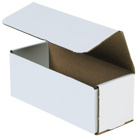 8 x 3 x 3" White Corrugated Mailers - M833