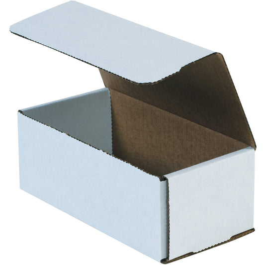 8 x 4 x 3" White Corrugated Mailers - M843