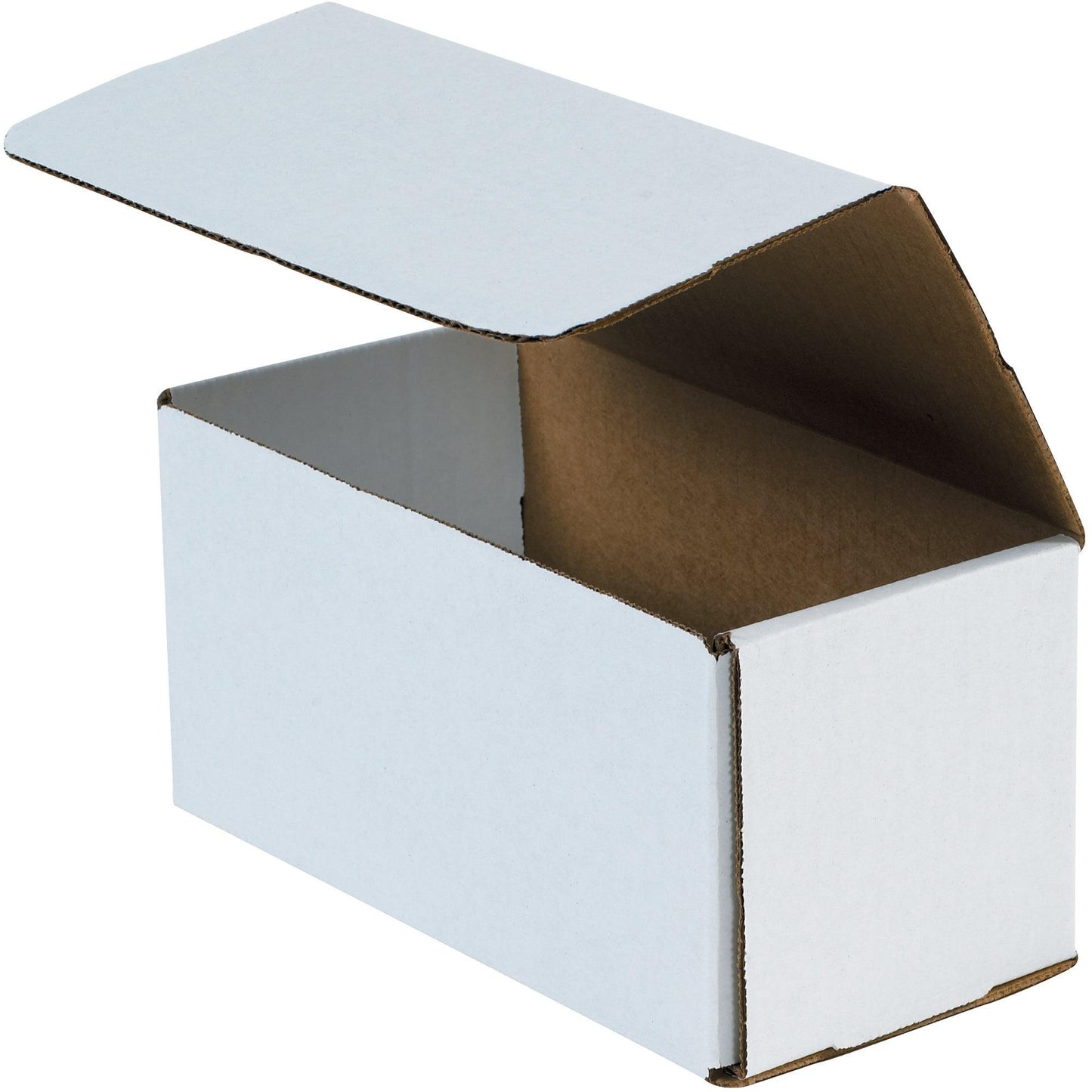 8 x 4 x 4" White Corrugated Mailers - M844