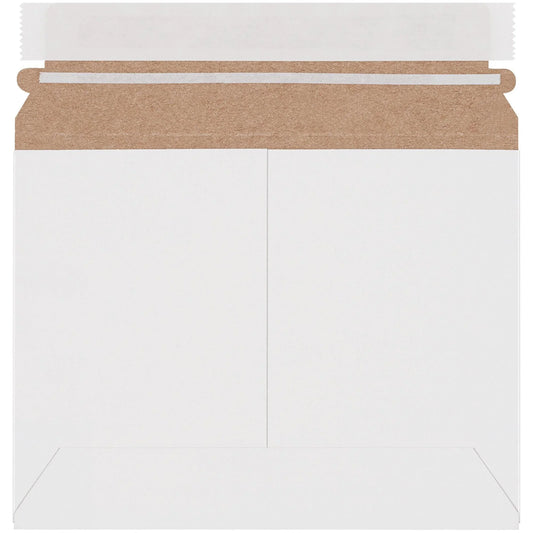 8 x 6" White Stayflats Lite® Mailers - RMU86W Box Packaging Partner