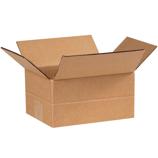 8 x 6 x 4" Multi-Depth Corrugated Boxes - MD864