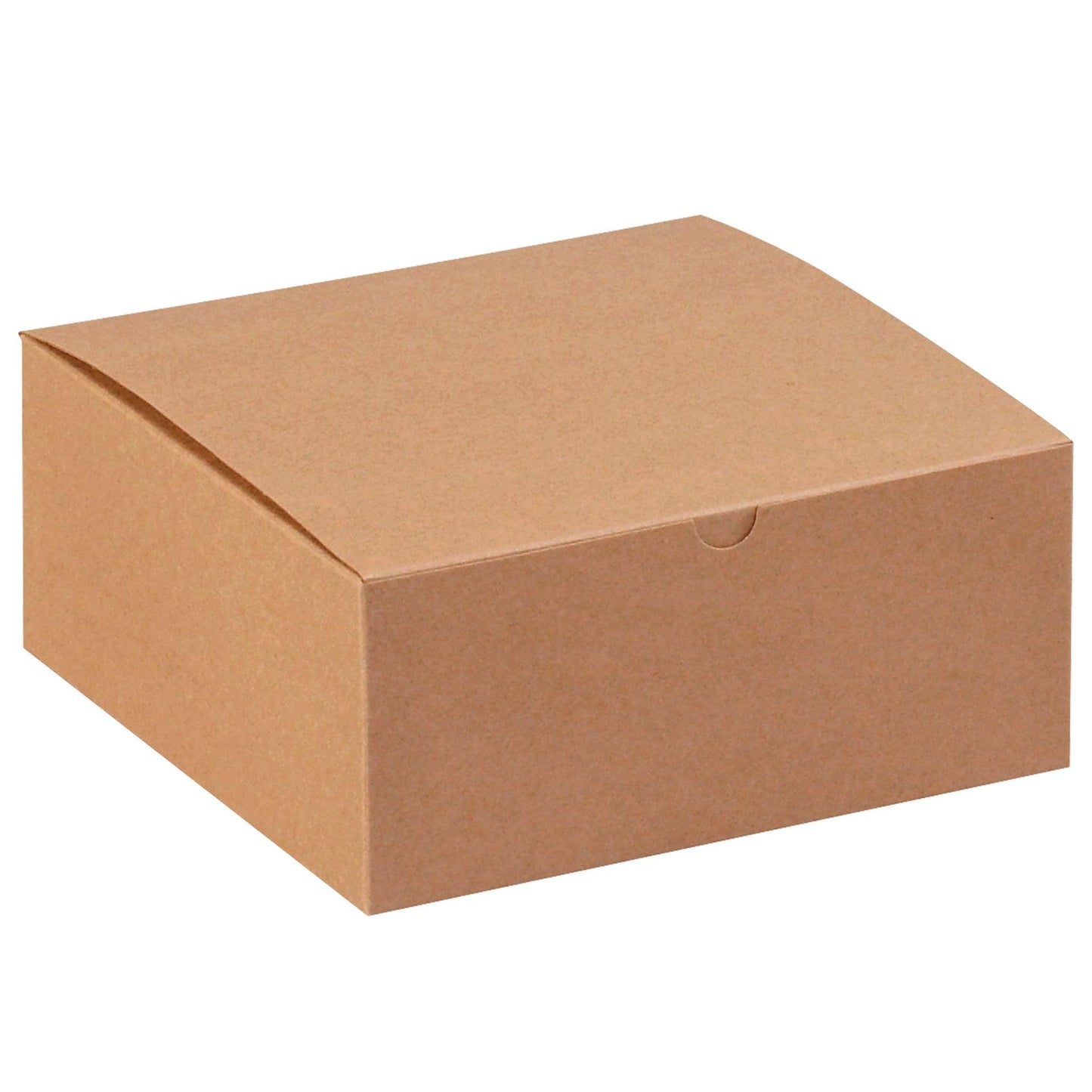 8 x 8 x 3 1/2" Kraft Gift Boxes - GB883K