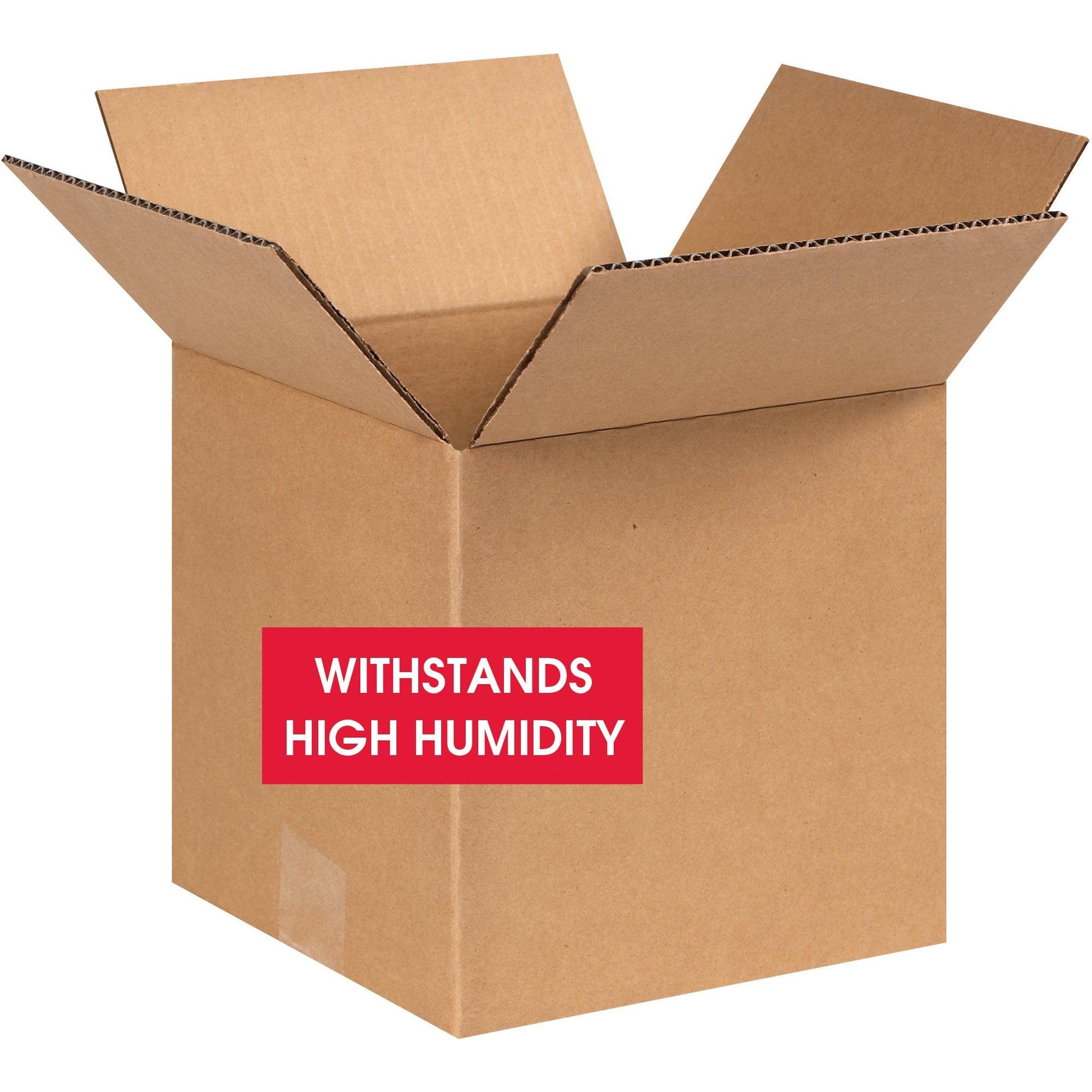 8 x 8 x 8" W5c Weather-Resistant Corrugated Boxes - 888W5C