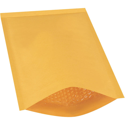 9 1/2 x 14 1/2" Kraft (25 Pack) #4 Heat-Seal Bubble Mailers - B85725PK