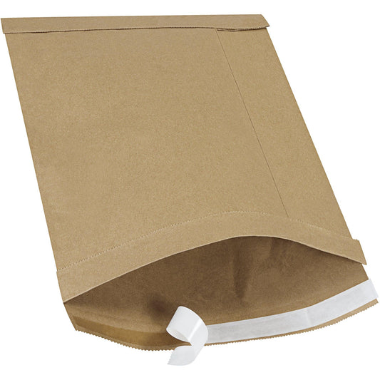 9 1/2 x 14 1/2" Kraft #4 Self-Seal Padded Mailers - B807SS