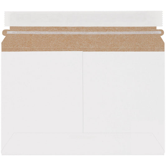 9 1/2 x 6" White Stayflats Lite® Mailers - RMU96W