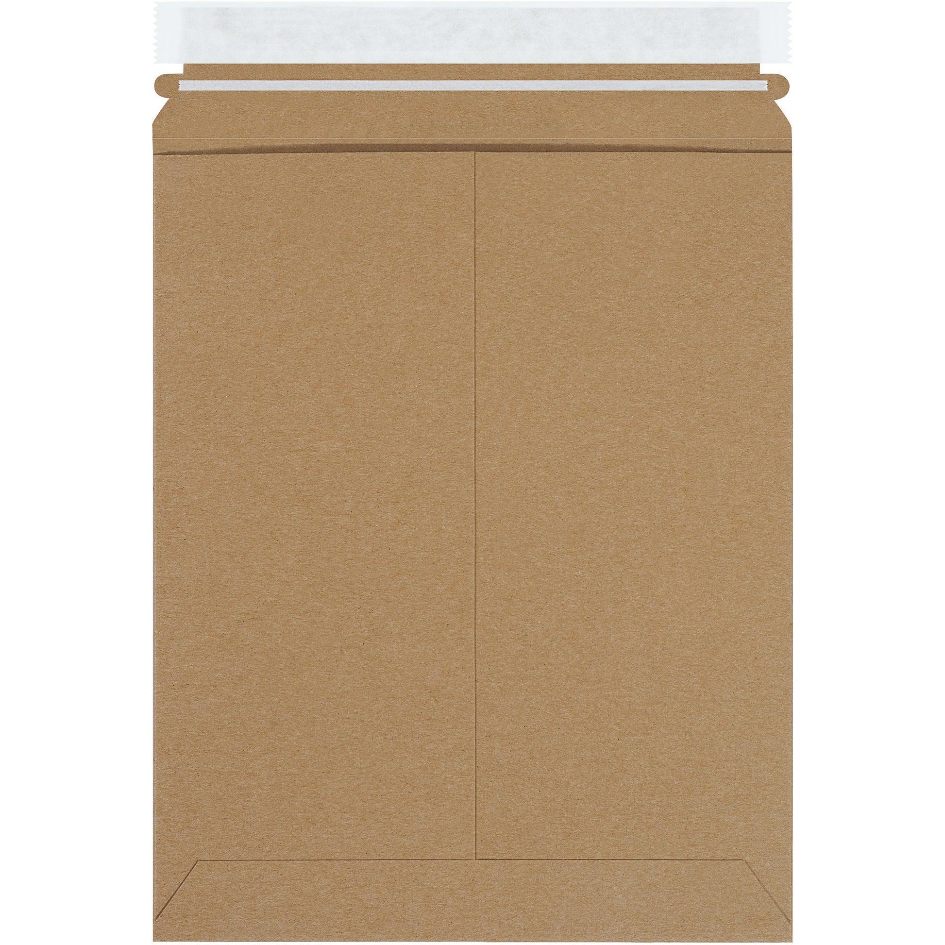 9 3/4 x 12 1/4" Kraft Self-Seal Stayflats Plus® Mailers - RM5K Box Packaging Partner
