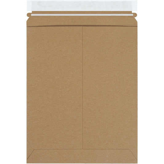 9 3/4 x 12 1/4" Kraft Self-Seal Stayflats Plus® Mailers - RM5K Box Packaging Partner