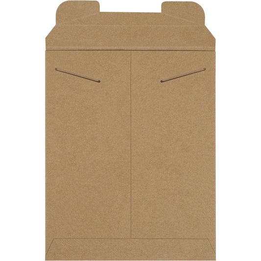 9 3/4 x 12 1/4" Kraft Stayflats® Mailers - RM5 Box Packaging Partner
