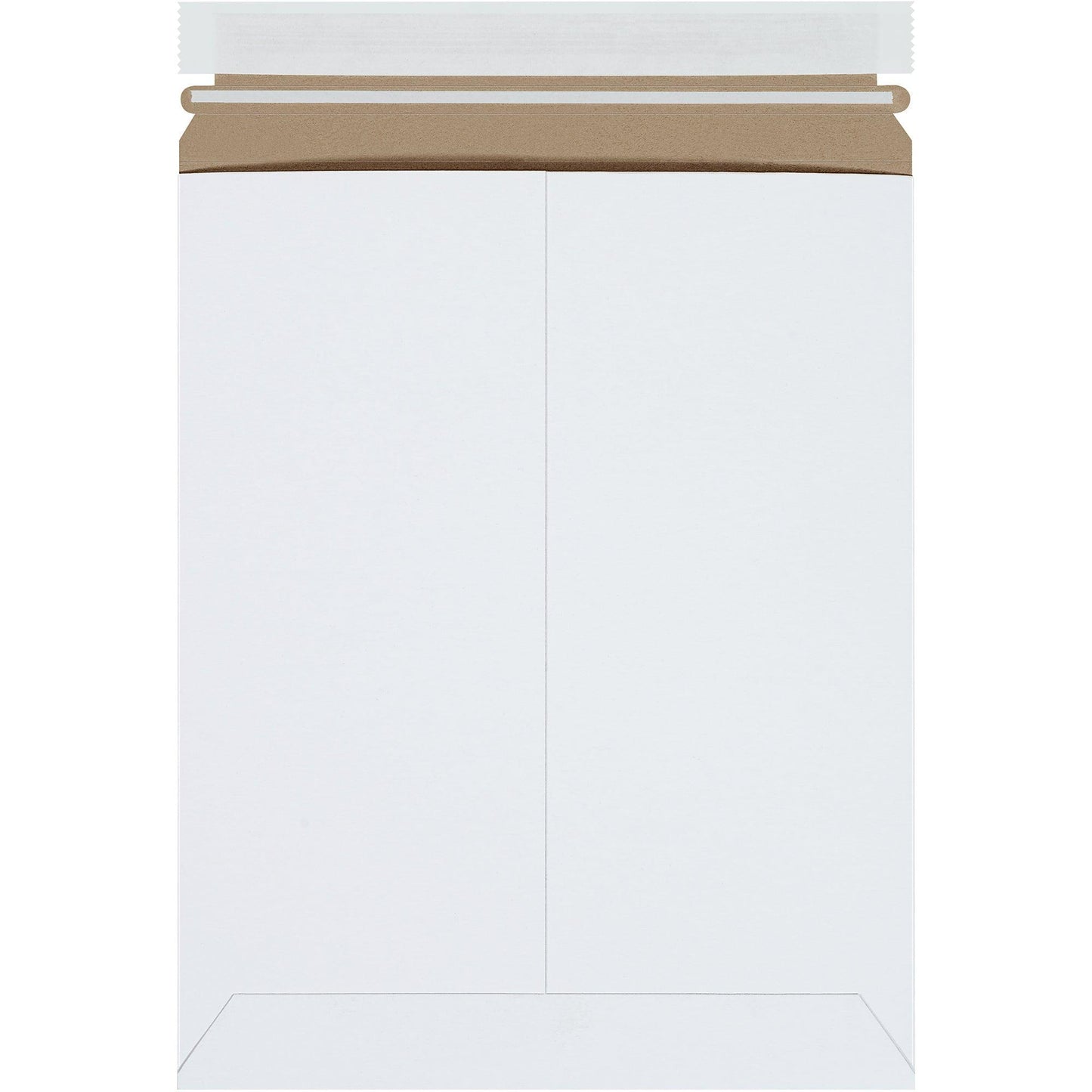 9 3/4 x 12 1/4" White Self-Seal Stayflats Plus® Mailers - RM5SS