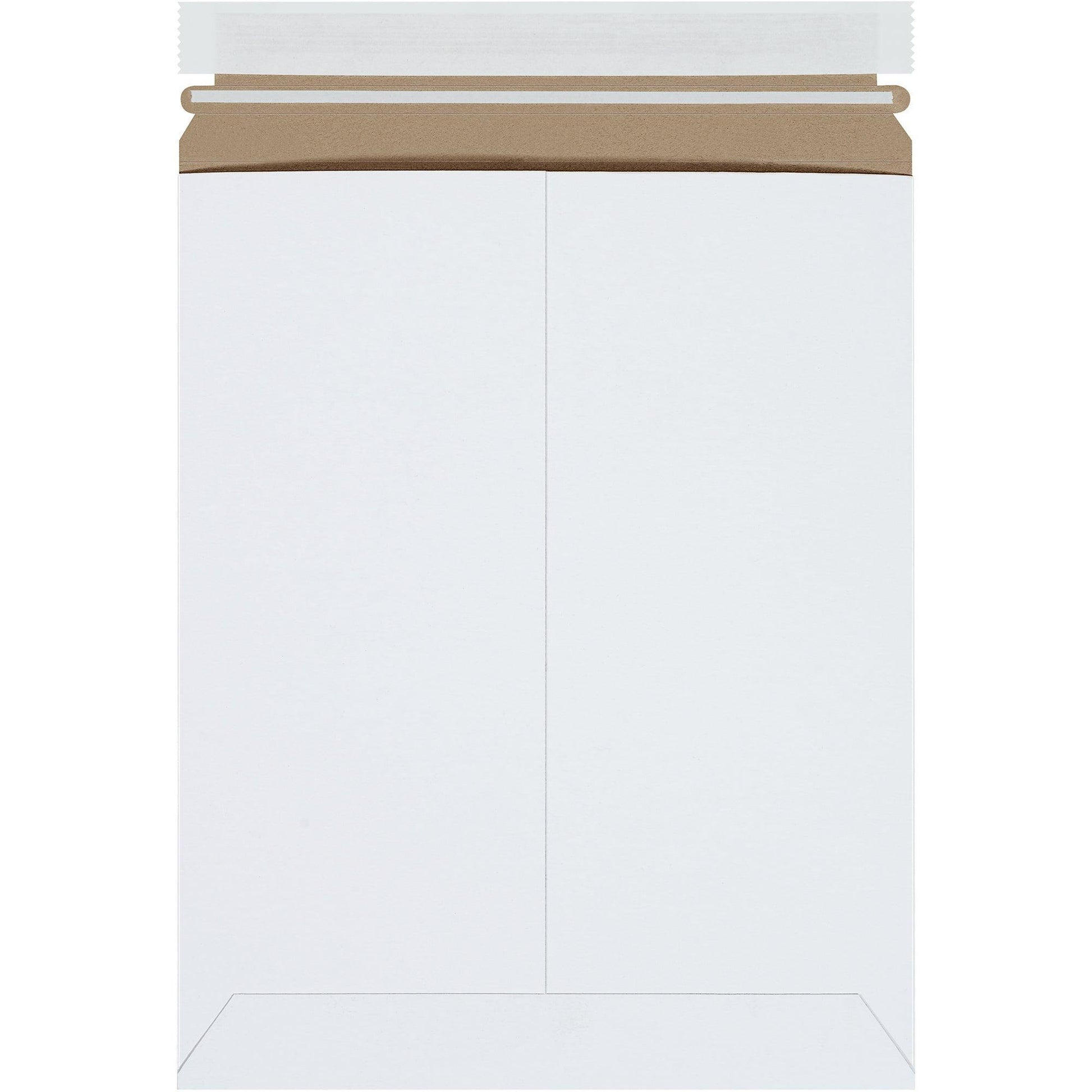 9 3/4 x 12 1/4" White Self-Seal Stayflats Plus® Mailers - RM5SS