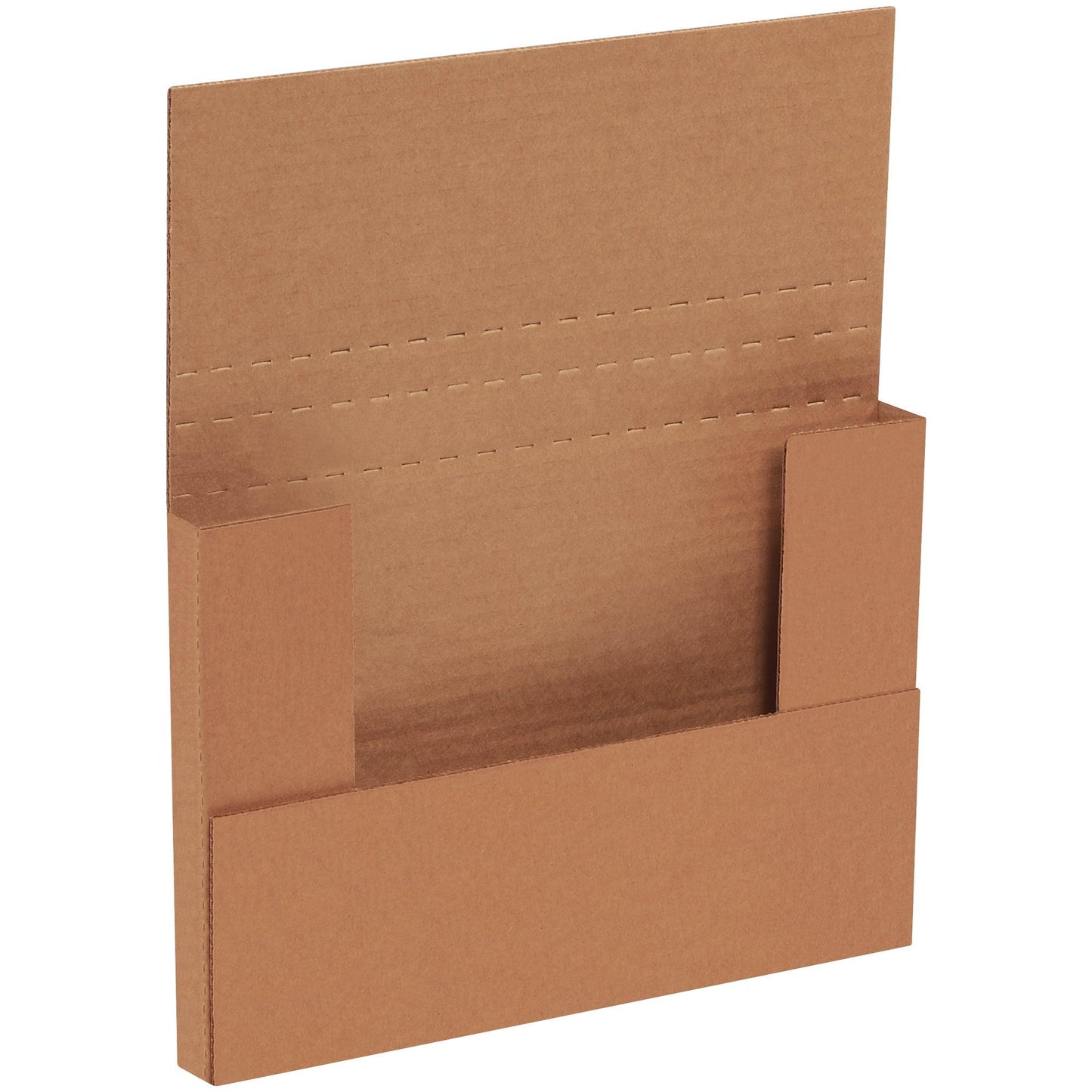 9 5/8 x 6 5/8 x 1 1/4" Kraft Easy-Fold Mailers - M961K