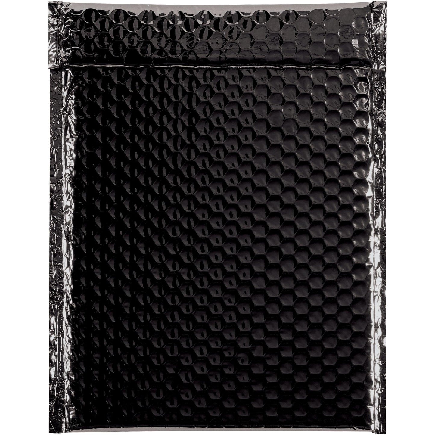 9 x 11 1/2" Black Glamour Bubble Mailers - GBM0911BK