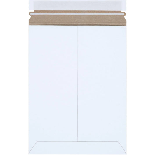 9 x 11 1/2" White Self-Seal Stayflats Plus® Mailers - RM2SS Box Packaging Partner