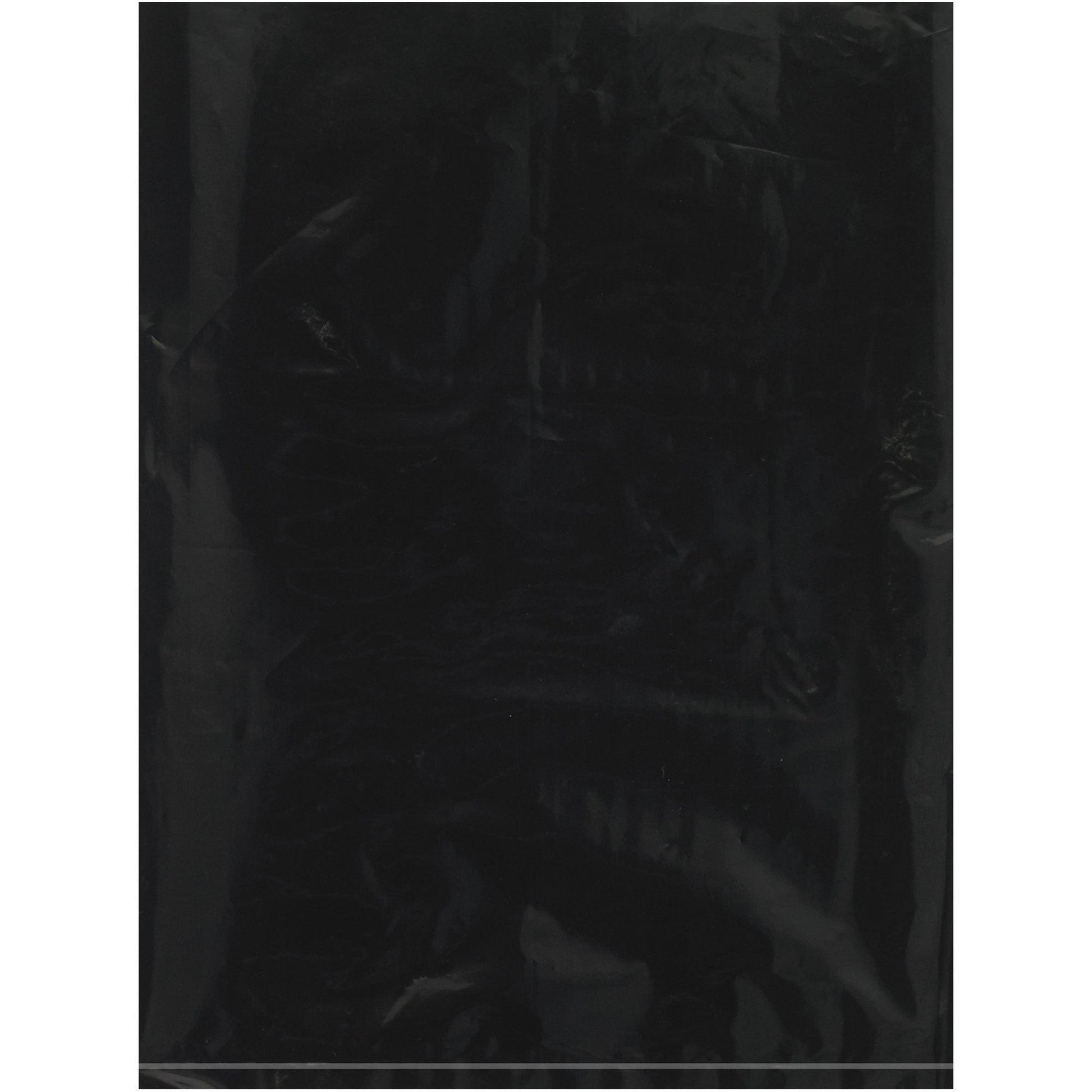 9 x 12" - 2 Mil Black Flat Poly Bags - PB480BK