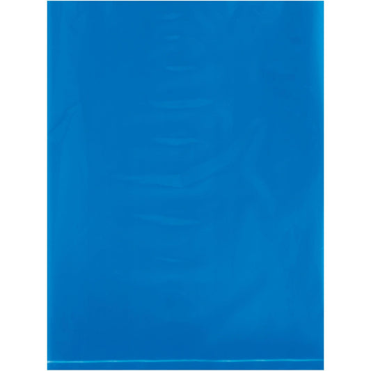 9 x 12" - 2 Mil Blue Flat Poly Bags - PB480BL