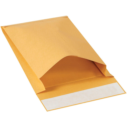 9 x 12 x 2" Kraft Expandable Self-Seal Envelopes - EN1072