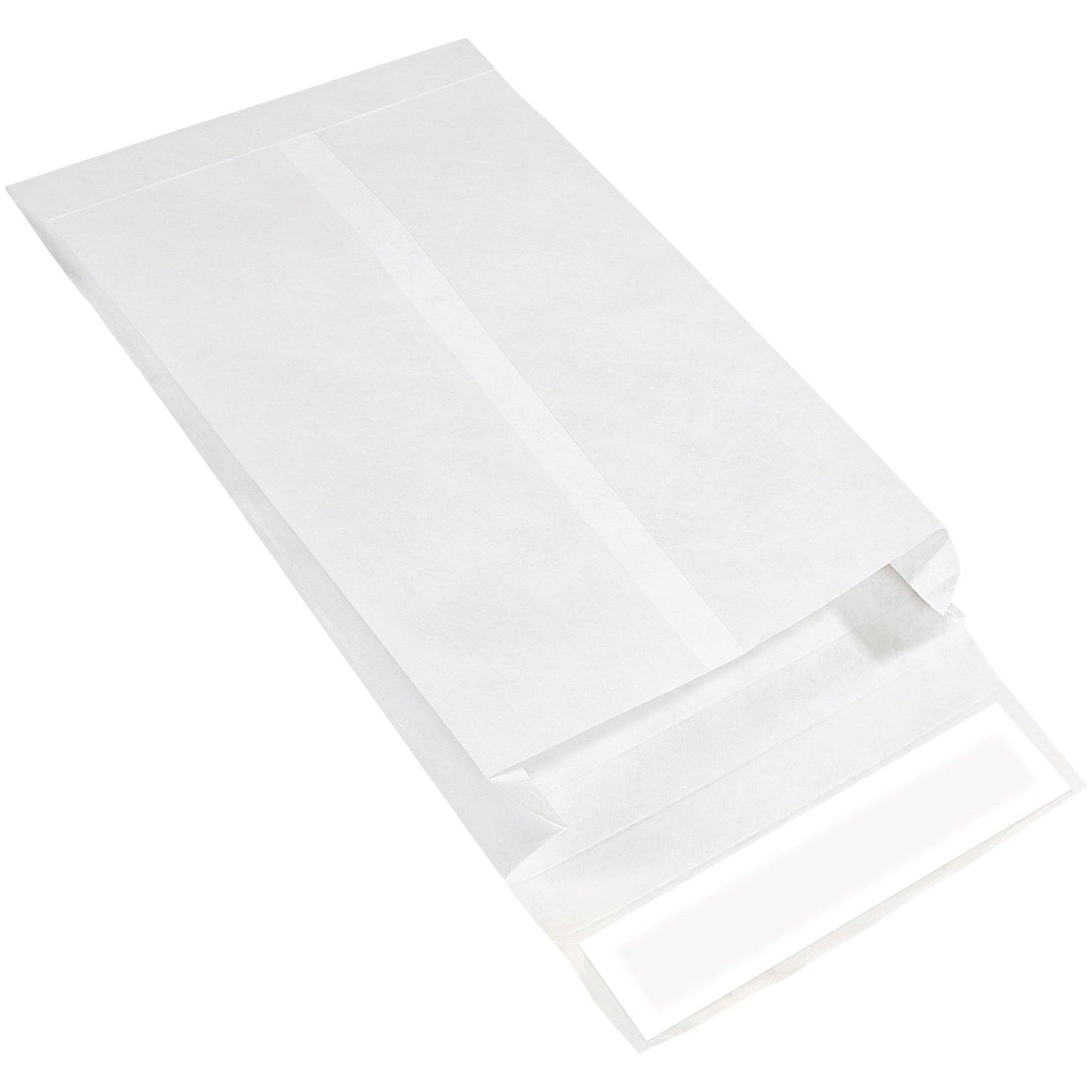 9 x 12 x 2" White Expandable Tyvek® Envelopes - TYE09122WE