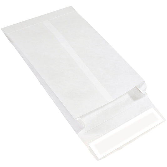 9 x 12 x 2" White Expandable Tyvek® Envelopes - TYE09122WE