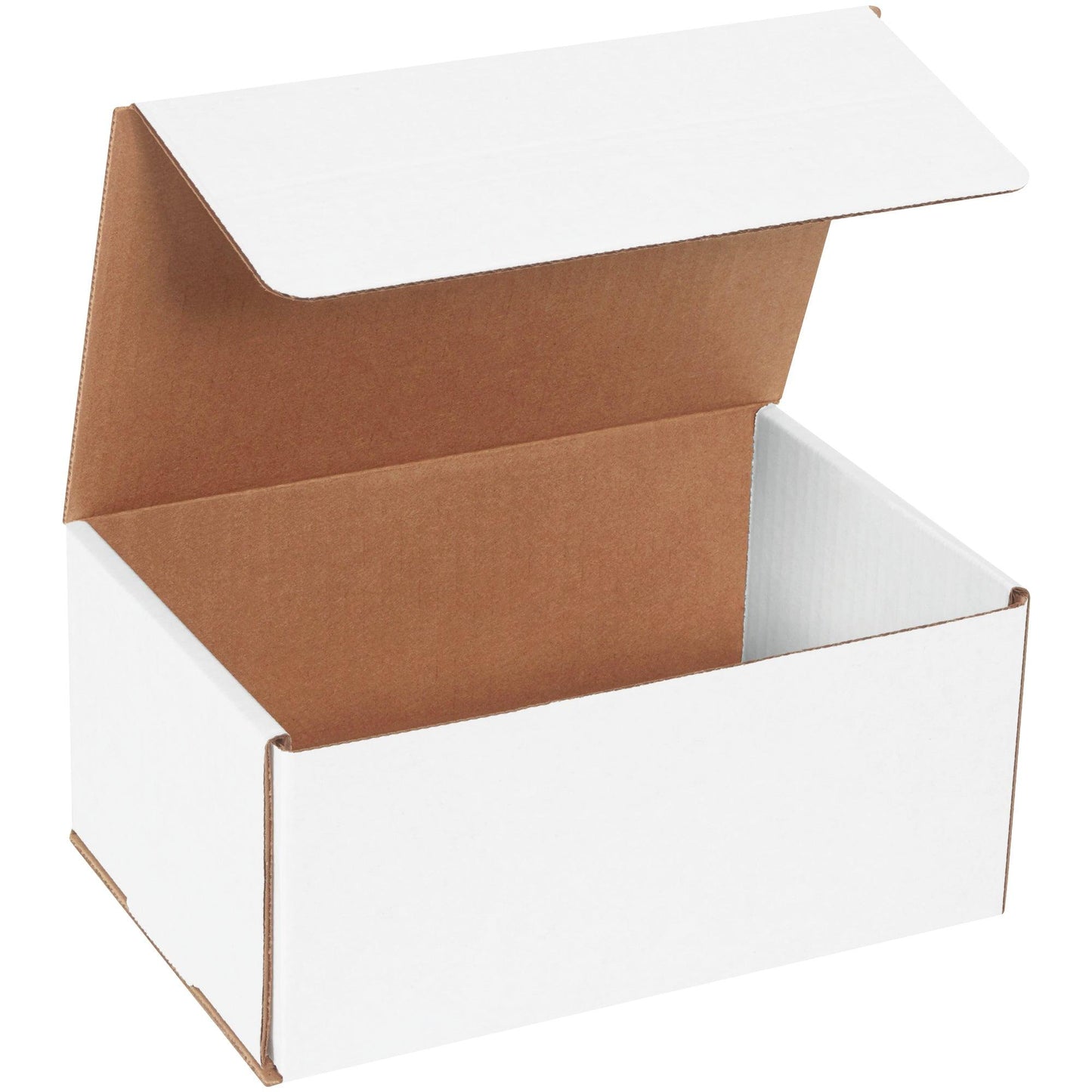 9 x 6 x 4" White Corrugated Mailers - MLR964