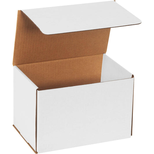 9 x 6 x 6" White Corrugated Mailers - M966