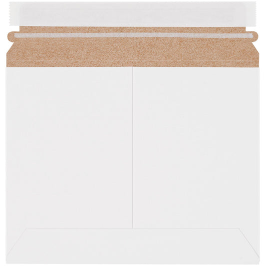 9 x 7" White Stayflats Lite® Mailers - RMU97W