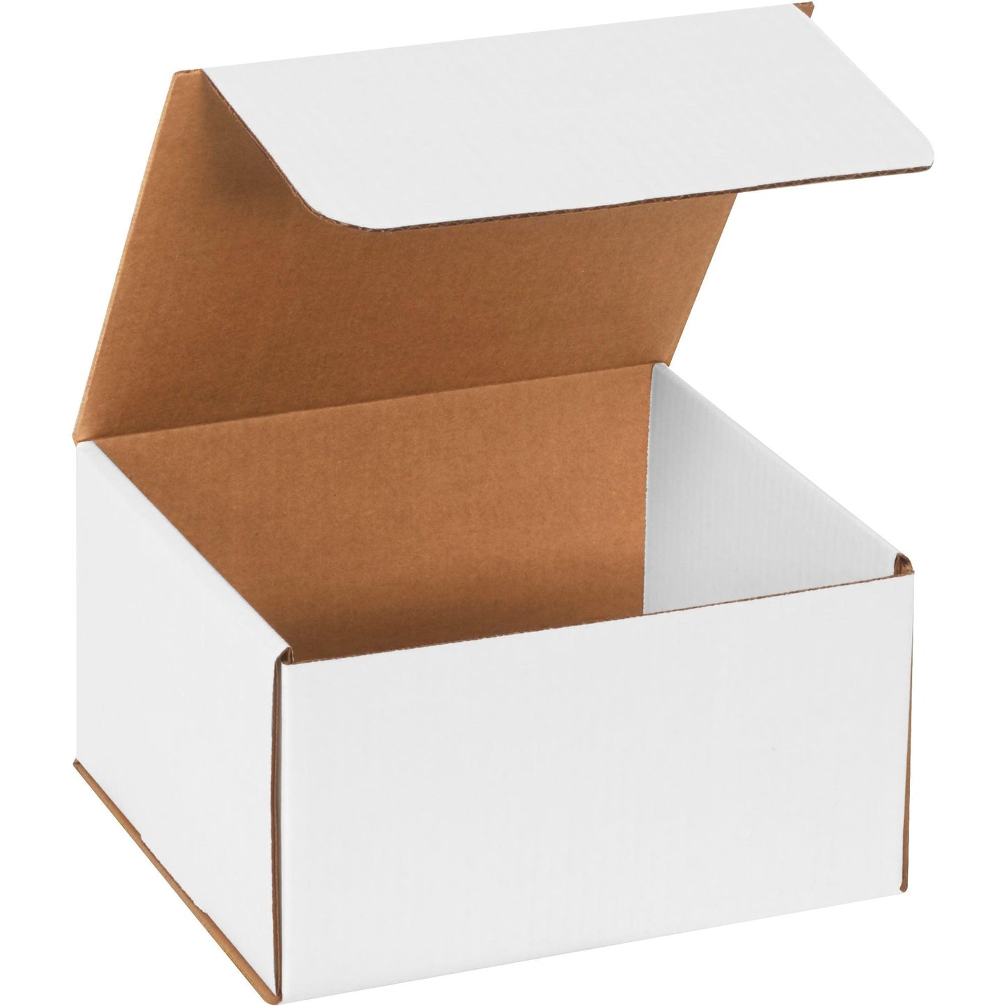 9 x 8 x 5" White Corrugated Mailers - M985