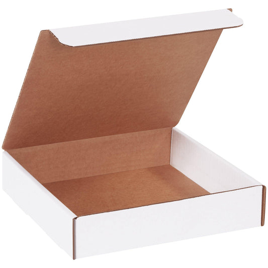 9 x 9 x 2" White Literature Mailers - ML992