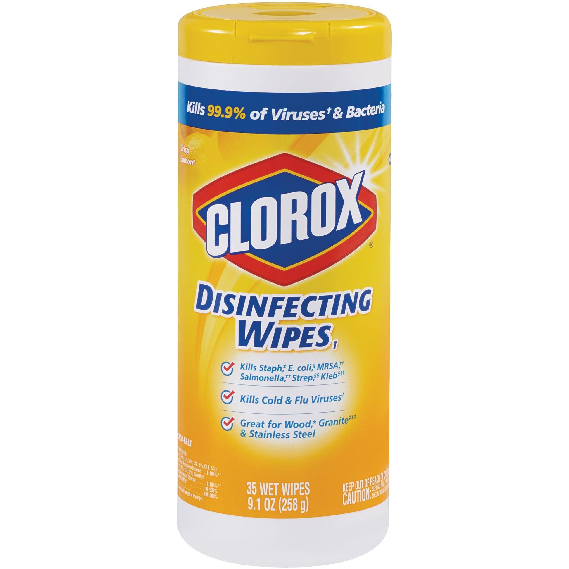 Clorox® Disinfecting Wipes - Lemon Scent - 35 Count - CLOR3200