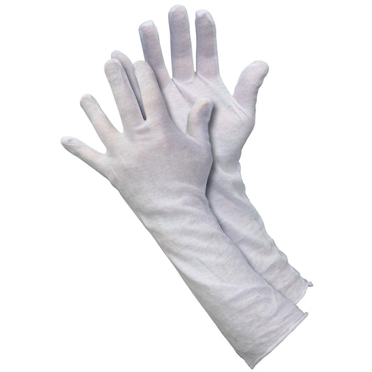 Cotton Inspection Ext. Cuff Gloves 2.5 oz. - Large - GLV1050L