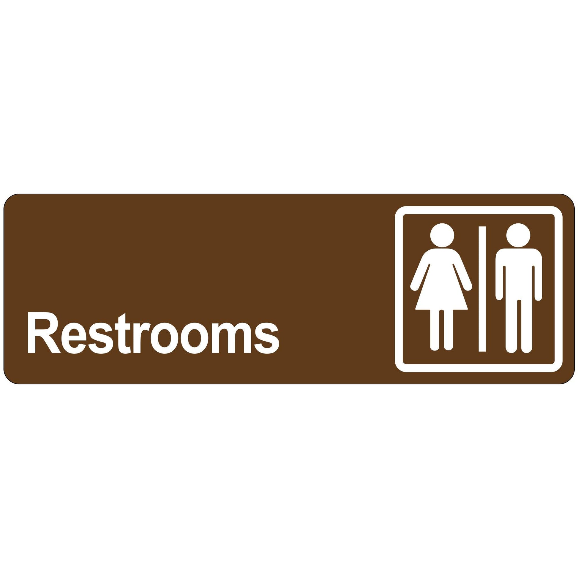 Door Sign - "Restrooms" - SN510