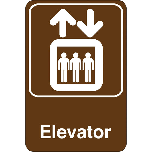 "Elevator" 9 x 6" Facility Sign - SN408